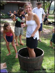 Stomping of the Grapes, Irvine-House Vineyard